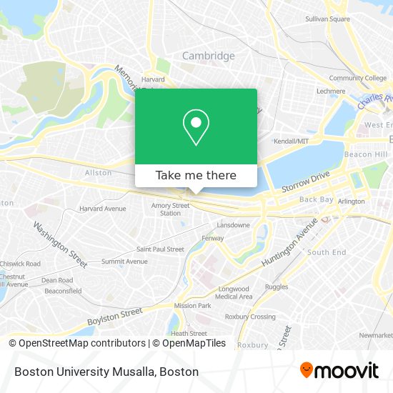 Mapa de Boston University Musalla