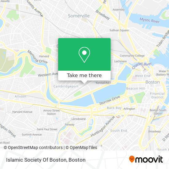 Mapa de Islamic Society Of Boston