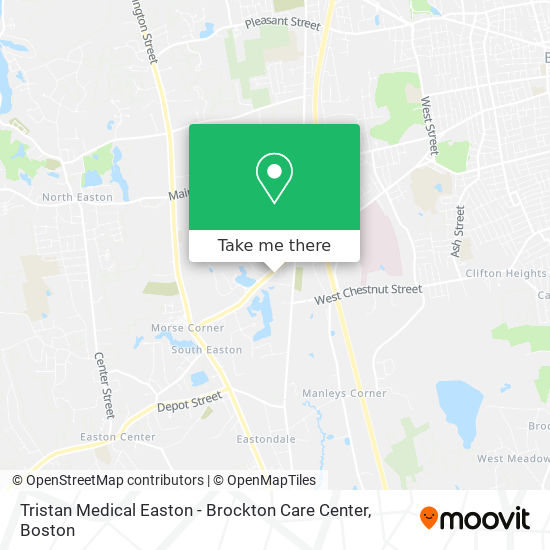 Mapa de Tristan Medical Easton - Brockton Care Center