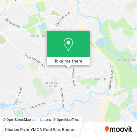 Mapa de Charles River YMCA Pool Site