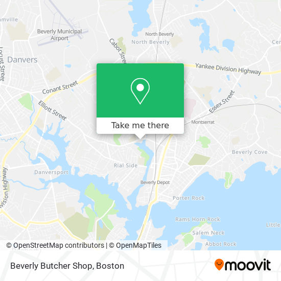 Beverly Butcher Shop map
