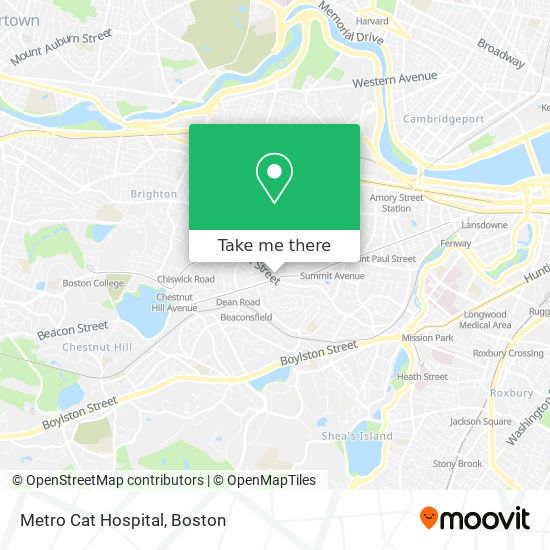 Mapa de Metro Cat Hospital