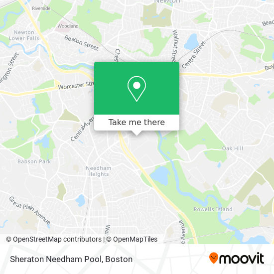 Mapa de Sheraton Needham Pool