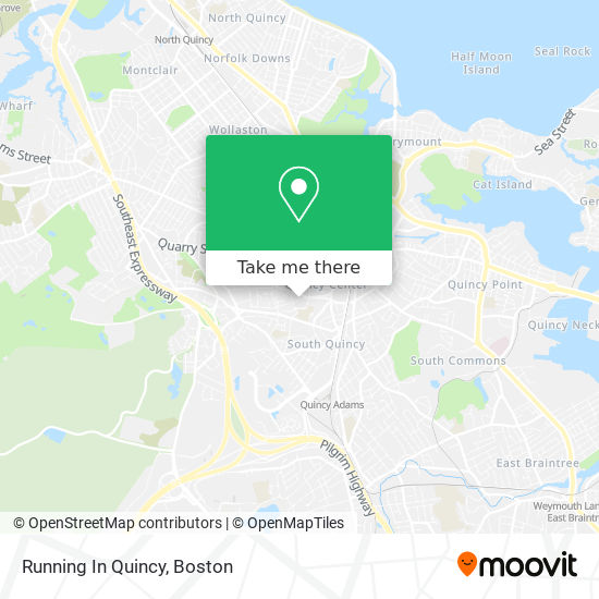 Mapa de Running In Quincy