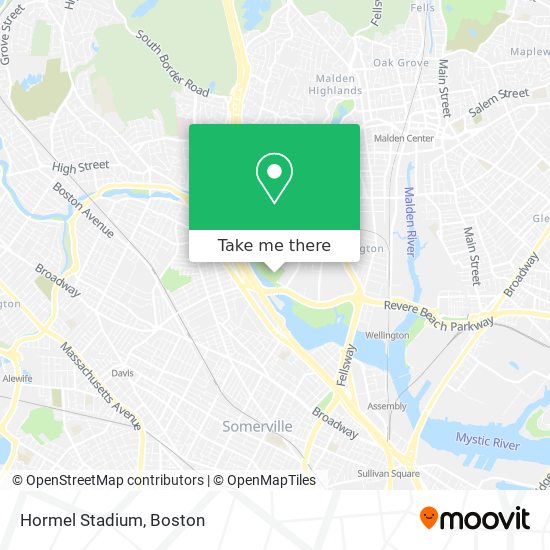Mapa de Hormel Stadium