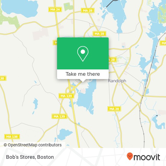 Mapa de Bob's Stores