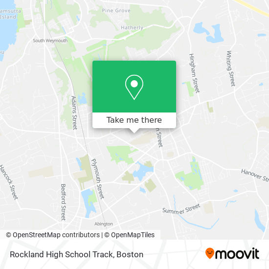 Mapa de Rockland High School Track