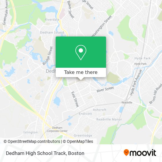 Mapa de Dedham High School Track