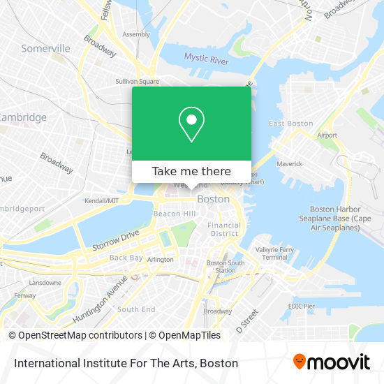 International Institute For The Arts map