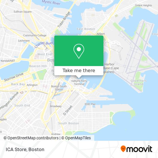 ICA Store map