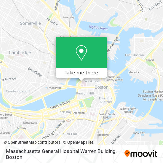 Mapa de Massachusetts General Hospital Warren Buliding