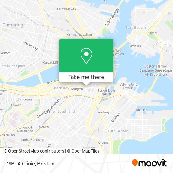MBTA Clinic map