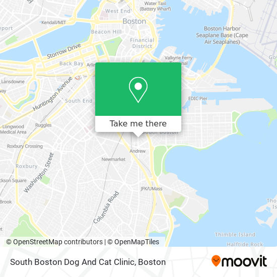 South Boston Dog And Cat Clinic map