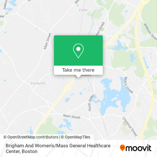 Brigham And Women's / Mass General Healthcare Center map