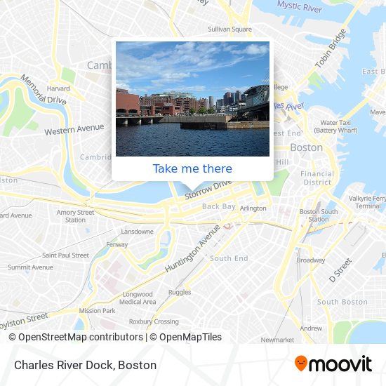 Mapa de Charles River Dock
