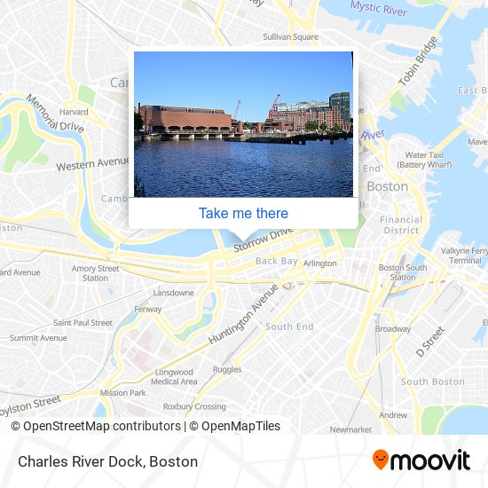 Mapa de Charles River Dock