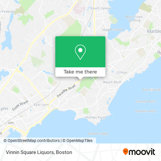 Mapa de Vinnin Square Liquors