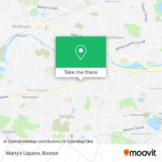 Mapa de Marty's Liquors