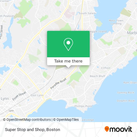 Super Stop and Shop map