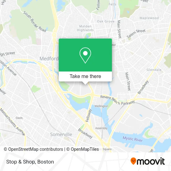Stop & Shop map