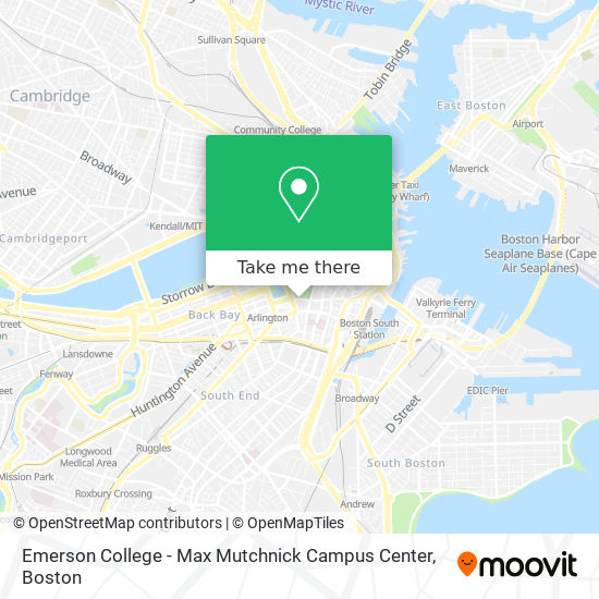 Emerson College - Max Mutchnick Campus Center map