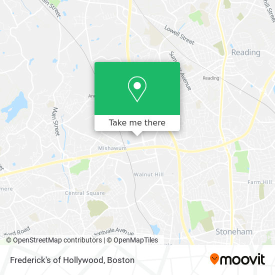 Frederick's of Hollywood map