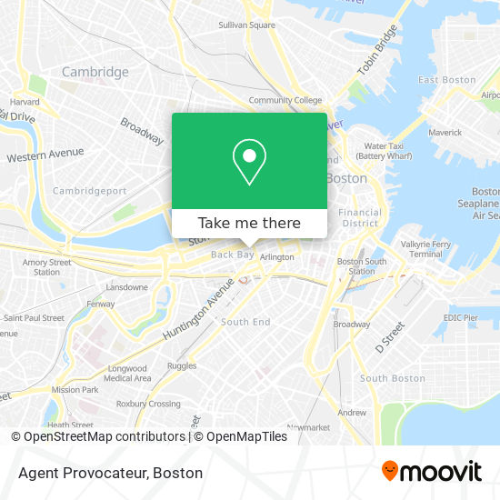 Shredded entreprenør Oversigt Cómo llegar a Agent Provocateur en Boston en Autobús, Metro o Tren?