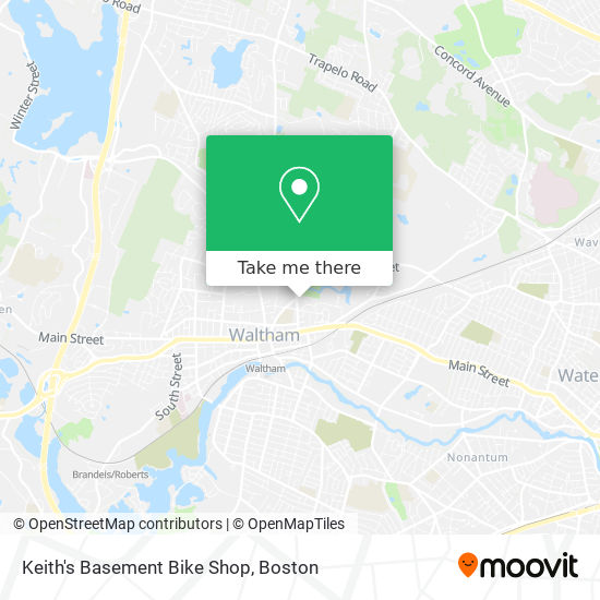 Keith's Basement Bike Shop map