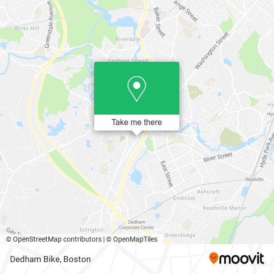 Dedham Bike map
