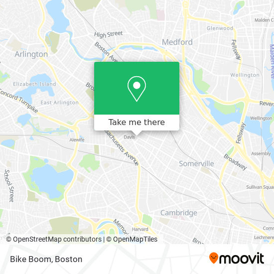 Bike Boom map