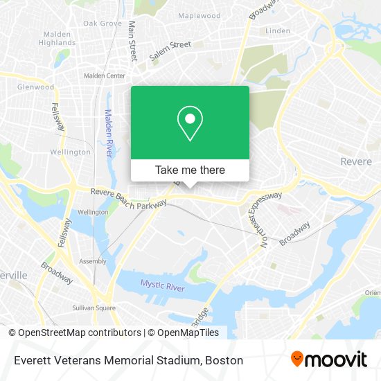 Mapa de Everett Veterans Memorial Stadium