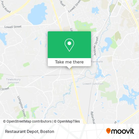 Restaurant Depot map