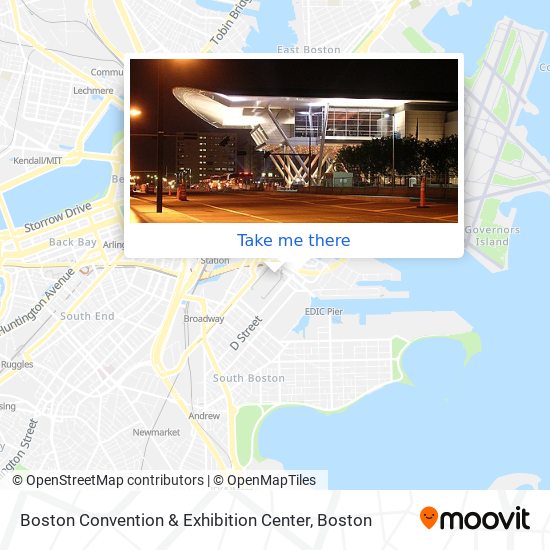 Mapa de Boston Convention & Exhibition Center