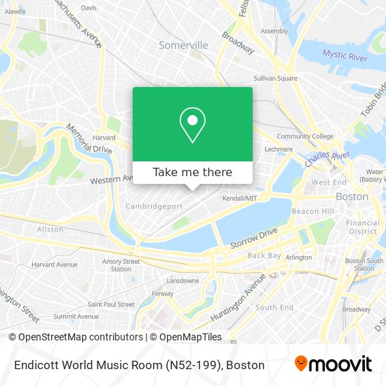 Endicott World Music Room (N52-199) map