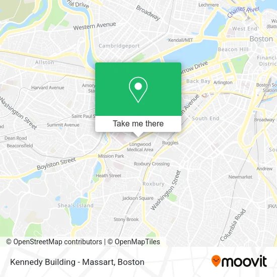 Mapa de Kennedy Building - Massart