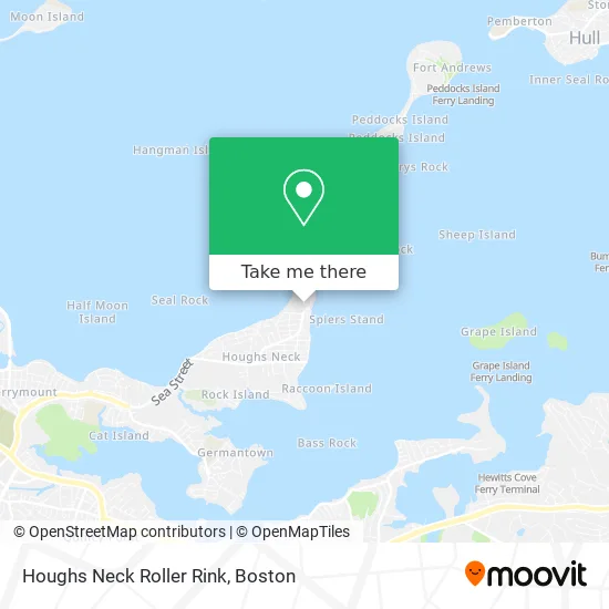 Houghs Neck Roller Rink map