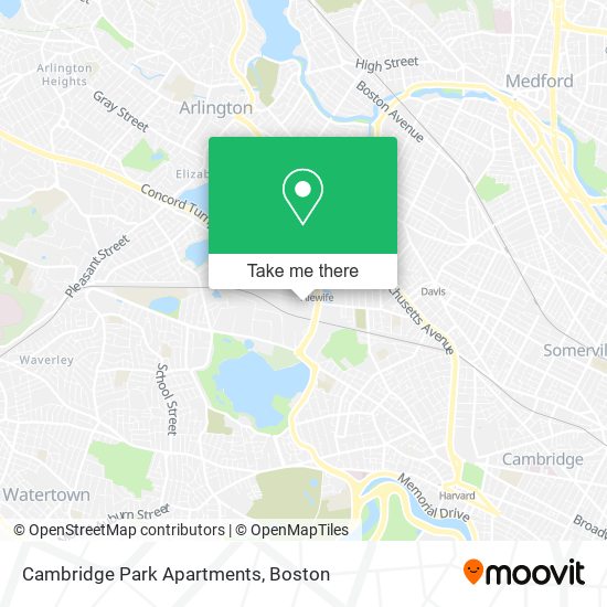 Cambridge Park Apartments map