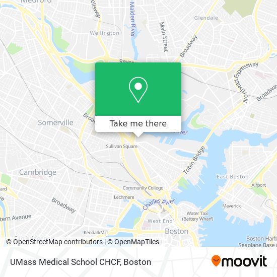 UMass Medical School CHCF map