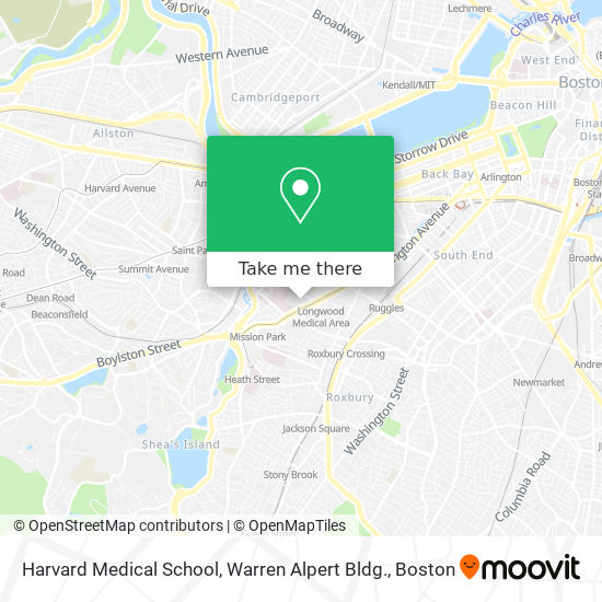 Harvard Medical School, Warren Alpert Bldg. map