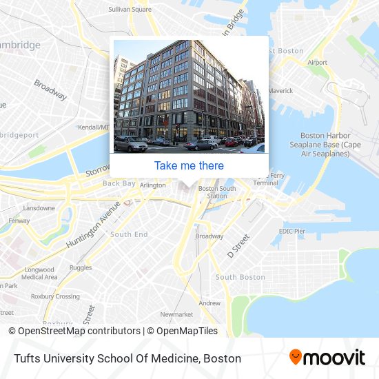 Mapa de Tufts University School Of Medicine