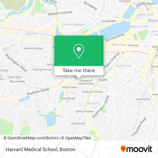 Harvard Medical School map