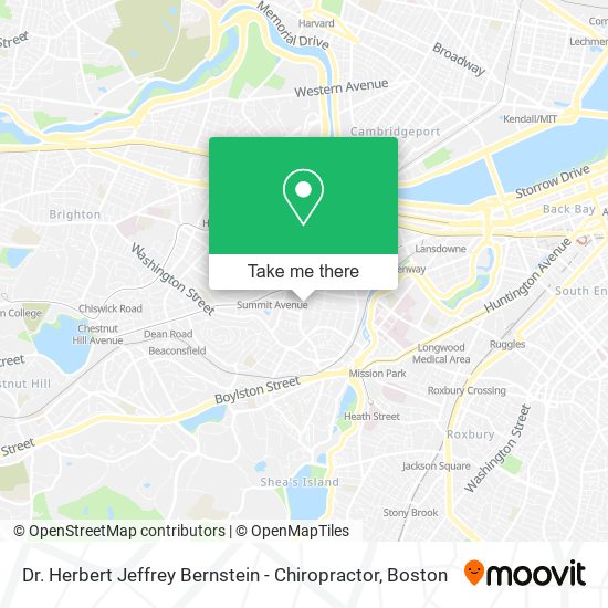 Dr. Herbert Jeffrey Bernstein - Chiropractor map