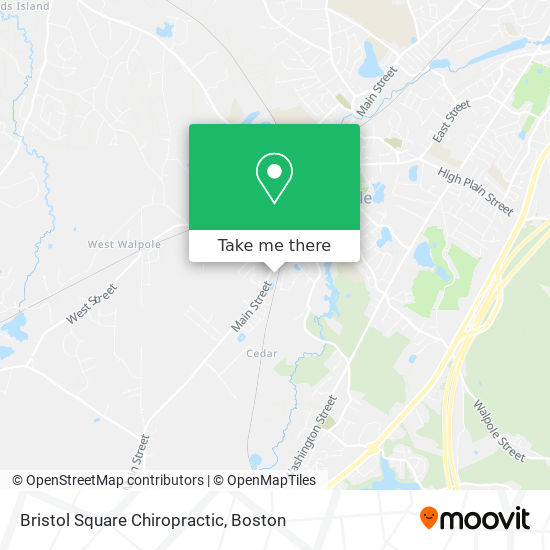 Bristol Square Chiropractic map