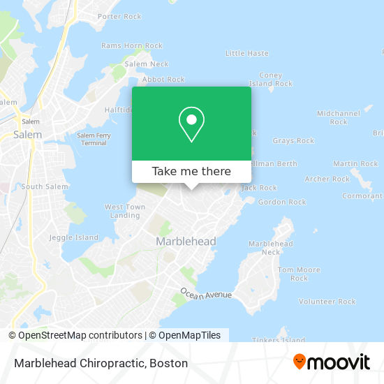 Marblehead Chiropractic map