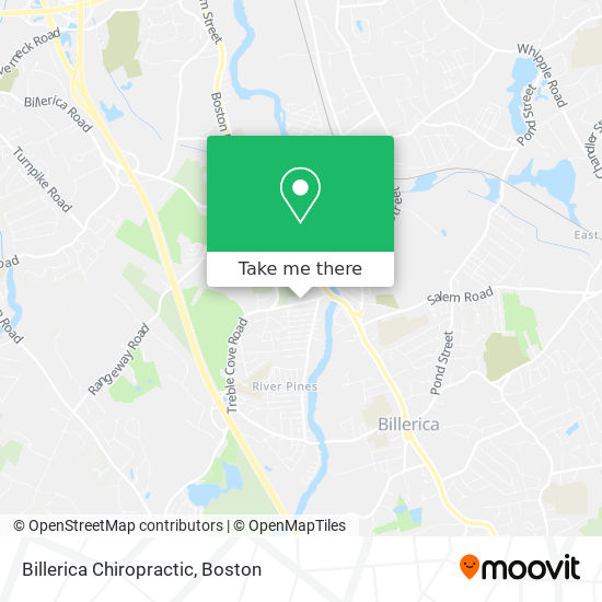 Mapa de Billerica Chiropractic