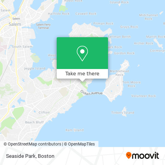 Mapa de Seaside Park