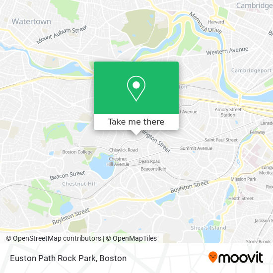 Euston Path Rock Park map