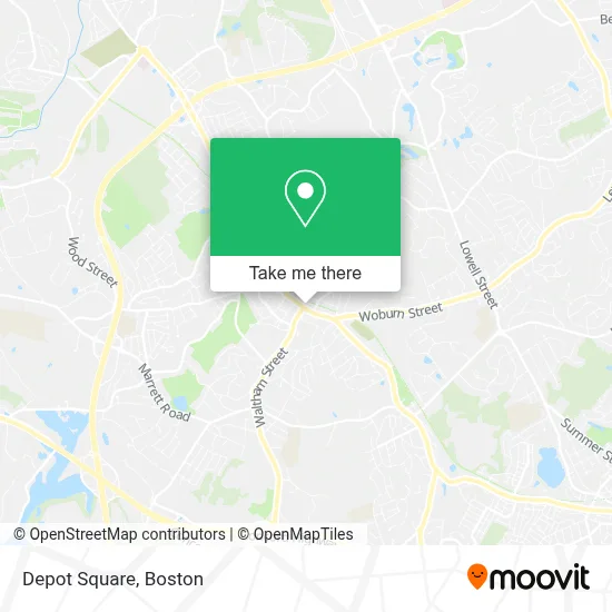 Depot Square map