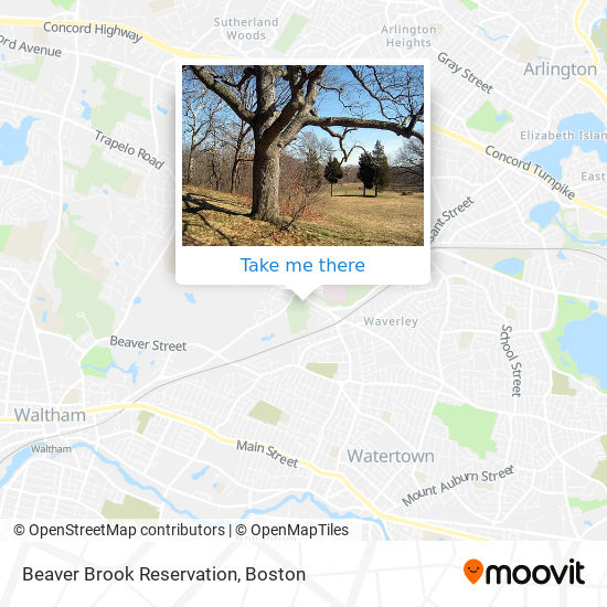 Mapa de Beaver Brook Reservation