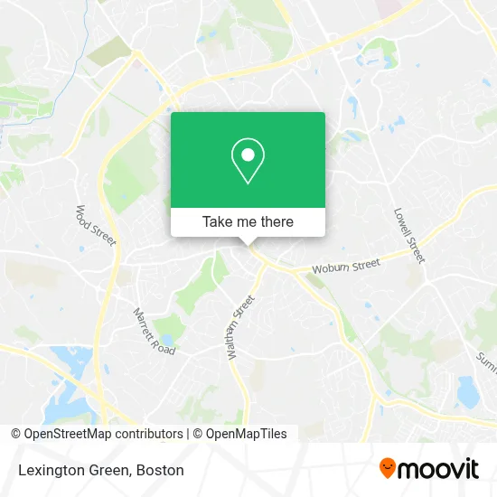 Lexington Green map
